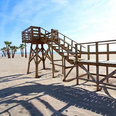 Apartamento Global Properties, Practico Con Piscina En Residencial Brezo Canet